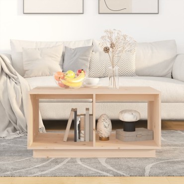 vidaXL Τραπεζάκι Σαλονιού 80x50x40cm από Μασίφ Ξύλο Πεύκου 1 τεμ.