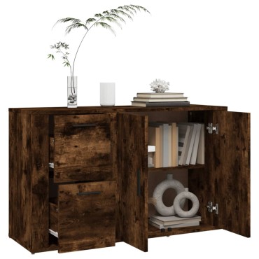 vidaXL Ντουλάπι Καπνιστή Δρυς 100x33x59,5cm από Επεξεργασμένο Ξύλο 1 τεμ.