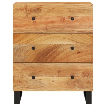 vidaXL Ντουλάπι 60x33x75cm από Μασίφ Ξύλο Ακακίας 1 τεμ.
