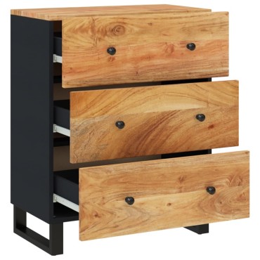 vidaXL Ντουλάπι 60x33x75cm από Μασίφ Ξύλο Ακακίας 1 τεμ.