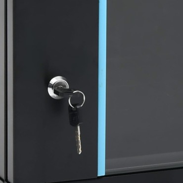 vidaXL Καμπίνα Δικτύου Επιτοίχια 9U 19'' IP20 600x450x510 χιλ.