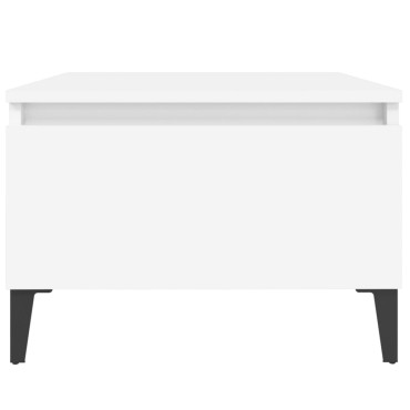 vidaXL Βοηθητικά Τραπέζια 2 τεμ. Λευκά 50x46x35cm Επεξεργασμένο Ξύλο