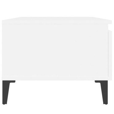 vidaXL Βοηθητικά Τραπέζια 2 τεμ. Λευκά 50x46x35cm Επεξεργασμένο Ξύλο