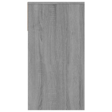 vidaXL Τραπέζι Κονσόλα Γκρι Sonoma 100x39x75cm Επεξεργασμένο Ξύλο