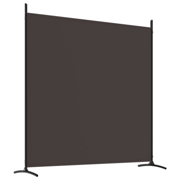 vidaXL Διαχωριστικό Δωματίου με 4 Πάνελ Καφέ 698x180cm από Ύφασμα 1 τεμ.