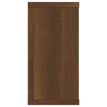 vidaXL Ραφιέρες Τοίχου Κύβος 4 τεμ. Καφέ Δρυς 100x15x30cm Επεξ. Ξύλο