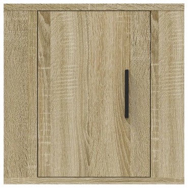 vidaXL Έπιπλο Τηλεόρασης Επιτοίχιο Sonoma Δρυς 40x34,5x40cm