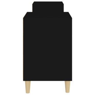 vidaXL Έπιπλο Τηλεόρασης Μαύρο 160x35x55cm από Επεξεργασμένο Ξύλο