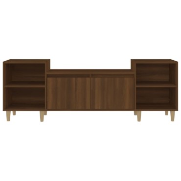 vidaXL Έπιπλο Τηλεόρασης Καφέ Δρυς 160x35x55cm Επεξεργασμένο Ξύλο