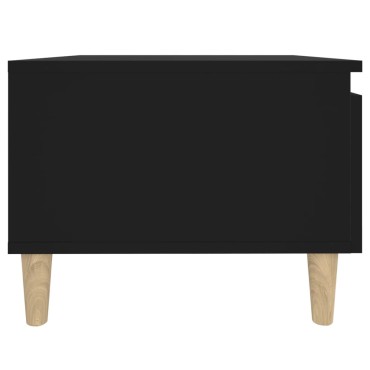 vidaXL Βοηθητικό Τραπέζι Μαύρο 50x46x35cm από Επεξεργασμένο Ξύλο 1 τεμ.