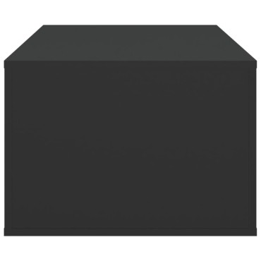 vidaXL Τραπεζάκι Σαλονιού Μαύρο 100x50,5x35cm Επεξεργασμένο Ξύλο 1 τεμ.