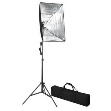 vidaXL Κιτ Στούντιο Φωτογράφισης με Φόντο και Softbox