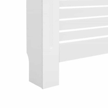 vidaXL Καλύμματα Καλοριφέρ 2 τεμ. Λευκά 172 x 19 x 81,5 εκ. από MDF