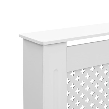 vidaXL Καλύμματα Καλοριφέρ 2 τεμ. Λευκά 172 x 19 x 81,5 εκ. από MDF