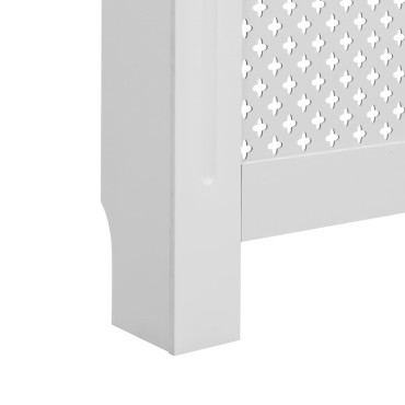 vidaXL Καλύμματα Καλοριφέρ 2 τεμ. Λευκά 172 x 19 x 81,5 εκ. από MDF