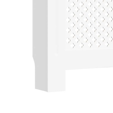 vidaXL Καλύμματα Καλοριφέρ 2 τεμ. Λευκά 172 x 19 x 81,5 εκ. από MDF