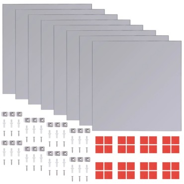 vidaXL Πλακίδια Καθρέφτη 16 τεμ. 20,5 εκ. Χωρίς Πλαίσιο