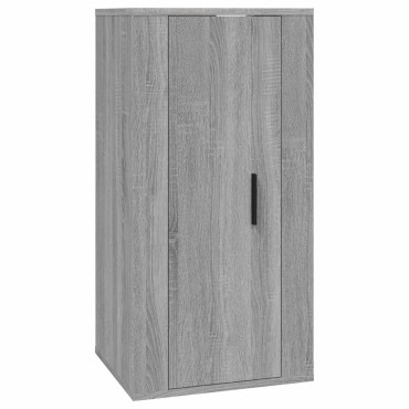 vidaXL Έπιπλα Τηλεόρασης Επιτοίχια Sonoma Δρυς 40x34,5x80 εκ