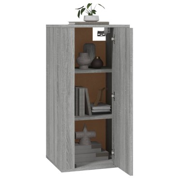 vidaXL Έπιπλα Τηλεόρασης Επιτοίχια Sonoma Δρυς 40x34,5x80 εκ