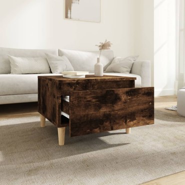 vidaXL Βοηθητικό Τραπέζι Καπνιστή Δρυς 50x46x35cm Επεξεργασμένο Ξύλο 1 τεμ.