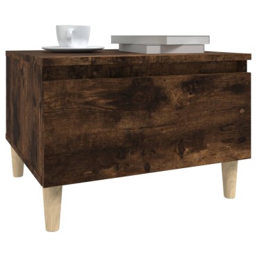 vidaXL Βοηθητικό Τραπέζι Καπνιστή Δρυς 50x46x35cm Επεξεργασμένο Ξύλο 1 τεμ.