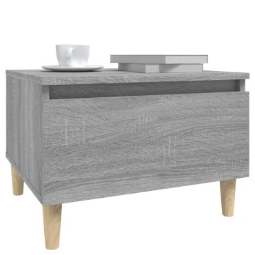 vidaXL Τραπεζάκια Σαλονιού 2 τεμ. Γκρι Sonoma 50x46x35cm Επεξ. Ξύλο