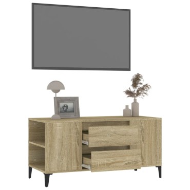 vidaXL Έπιπλο Τηλεόρασης Sonoma Δρυς 102x44,5x50cm Επεξ. Ξύλο