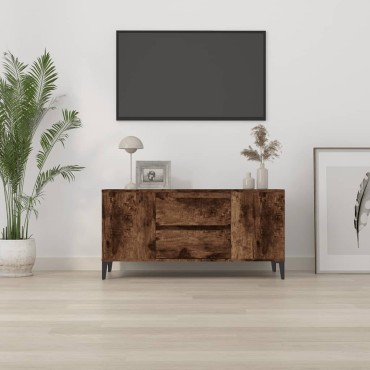 vidaXL Έπιπλο Τηλεόρασης Καπνιστή Δρυς 102x44,5x50cm Επεξ. Ξύλο