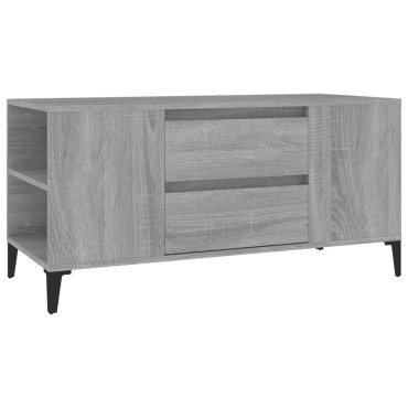 vidaXL Έπιπλο Τηλεόρασης Γκρι Sonoma 102x44,5x50cm από Επεξεργ. Ξύλο
