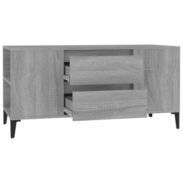vidaXL Έπιπλο Τηλεόρασης Γκρι Sonoma 102x44,5x50cm από Επεξεργ. Ξύλο