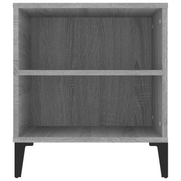 vidaXL Έπιπλο Τηλεόρασης Γκρι Sonoma 102x44,5x50cm από Επεξεργ. Ξύλο