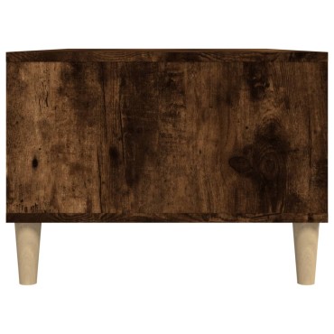 vidaXL Τραπεζάκι Σαλονιού Καπνιστή Δρυς 90x50x36,5cm Επεξεργ. Ξύλο 1 τεμ.
