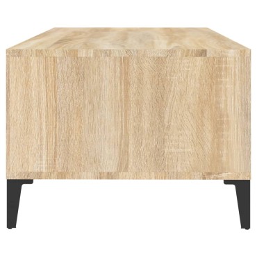 vidaXL Τραπεζάκι Σαλονιού Sonoma Δρυς 90x50x36,5cm Επεξεργασμ. Ξύλο 1 τεμ.