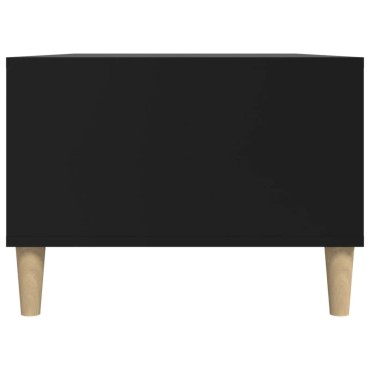 vidaXL Τραπεζάκι Σαλονιού Μαύρο 90x50x36,5cm Επεξεργασμ. Ξύλο 1 τεμ.