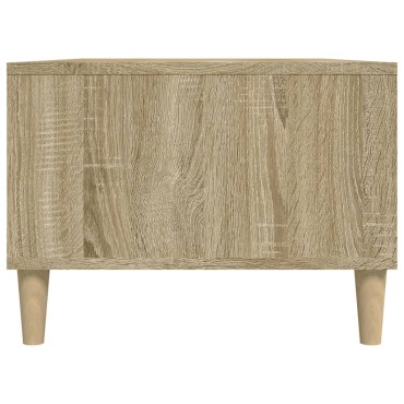 vidaXL Τραπεζάκι Σαλονιού Sonoma Δρυς 90x50x36,5cm Επεξεργασμ. Ξύλο 1 τεμ.