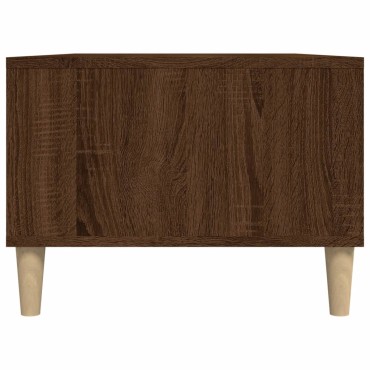 vidaXL Τραπεζάκι Σαλονιού Καφέ Δρυς 80x50x35cm Επεξεργασμ. Ξύλο 1 τεμ.