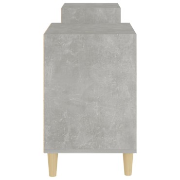 vidaXL Έπιπλο Τηλεόρασης Γκρι Σκυρ. 160x35x55cm Επεξ. Ξύλο
