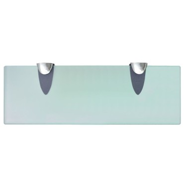 vidaXL Ράφια Τοίχου 2 τεμ. 8 χιλ. 30x10cm Γυάλινα