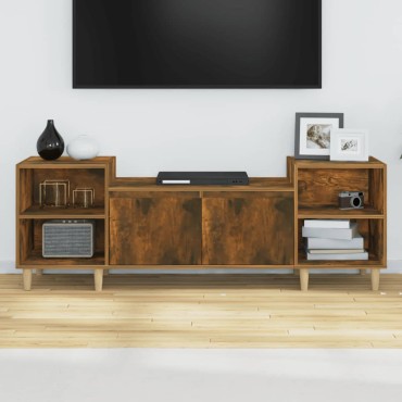 vidaXL Έπιπλο Τηλεόρασης Καπνιστή Δρυς 160x35x55cm Επεξ. Ξύλο