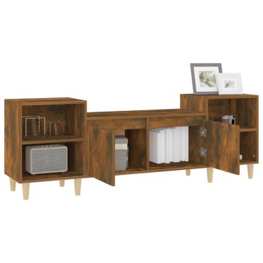 vidaXL Έπιπλο Τηλεόρασης Καπνιστή Δρυς 160x35x55cm Επεξ. Ξύλο