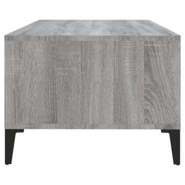 vidaXL Τραπεζάκι Σαλονιού Γκρι Sonoma 90x50x36,5cm Επεξεργασμένο Ξύλο 1 τεμ.
