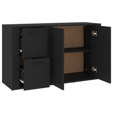 vidaXL Ντουλάπι Μαύρο 100x33x59,5cm από Επεξεργασμένο Ξύλο 1 τεμ.
