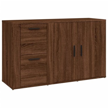 vidaXL Ντουλάπι Καφέ Δρυς 100x36x59,5cm από Επεξεργασμένο Ξύλο 1 τεμ.