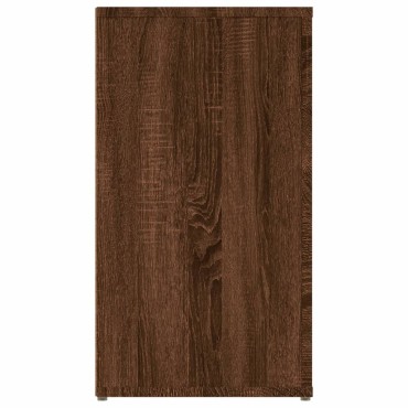 vidaXL Ντουλάπι Καφέ Δρυς 100x36x59,5cm από Επεξεργασμένο Ξύλο 1 τεμ.