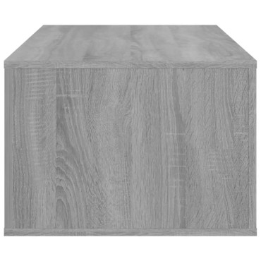 vidaXL Τραπεζάκι Σαλονιού Γκρι Sonoma 100x50,5x35cm Επεξεργασμένο Ξύλο 1 τεμ.