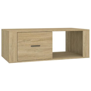 vidaXL Τραπεζάκι Σαλονιού Sonoma Δρυς 100x50,5x35cm Επεξεργασμένο Ξύλο 1 τεμ.