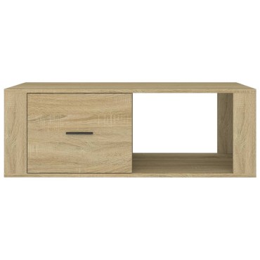 vidaXL Τραπεζάκι Σαλονιού Sonoma Δρυς 100x50,5x35cm Επεξεργασμένο Ξύλο 1 τεμ.
