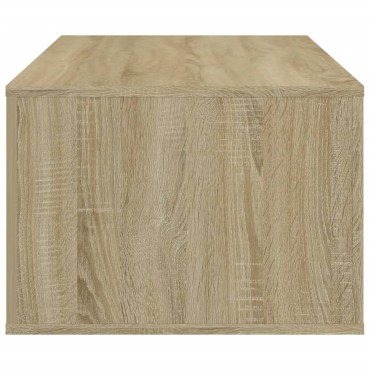 vidaXL Τραπεζάκι Σαλονιού Sonoma Δρυς 100x50,5x35cm Επεξεργασμένο Ξύλο 1 τεμ.