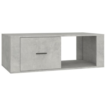 vidaXL Τραπεζάκι Σαλονιού Γκρι Σκυρ. 100x50,5x35cm Επεξεργ. Ξύλο 1 τεμ.