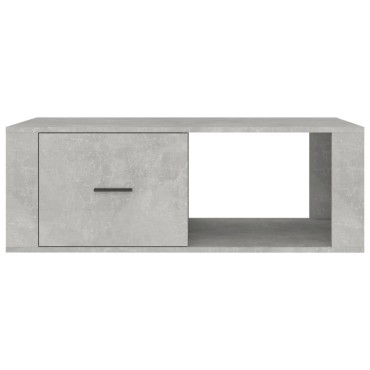 vidaXL Τραπεζάκι Σαλονιού Γκρι Σκυρ. 100x50,5x35cm Επεξεργ. Ξύλο 1 τεμ.